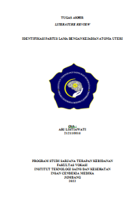 IDENTIFIKASI PARTUS LAMA DENGAN KEJADIAN ATONIA UTERI