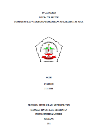 PERMAINAN LEGO TERHADAP PERKEMBANGAN KREATIVITAS ANAK