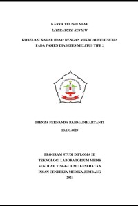 KORELASI KADAR HbA1c DENGAN MIKROALBUMINURIA PADA PASIEN DIABETES MELITUS TIPE 2