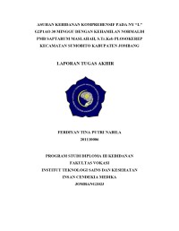 ASUHAN KEBIDANAN KOMPREHENSIF PADA NY “L” G2P1AO 30 MINGGU DENGAN KEHAMILAN NORMAL DI PMB SAPTARUM MASLAHAH, S.Tr.Keb PLOSOKEREP KECAMATAN SUMOBITO KABUPATEN JOMBANG