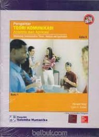 Image of Pengantar Teori Komunikasi:Analisis dan Aplikasi (Introduction Communication Theory Analysis and Application) Edisi 3