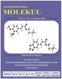 Image of Jurnal Ilmiah Kimia Molekul Volume 17 Nomor 1 2022