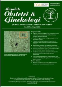 Image of Majalah Obstetri & Ginekologi Vol 30 No. 1 April 2022