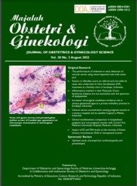 Image of Majalah Obstetri & Ginekologi Vol 30 No. 2 August 2022