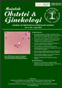 Image of Majalah Obstetri & Ginekologi Vol 31 No. 1 April 2023