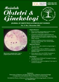 Image of Majalah Obstetri & Ginekologi Vol 31 No. 3 December 2023