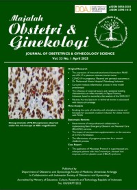 Image of Majalah Obstetri & Ginekologi Vol 33 No. 1 April 2025